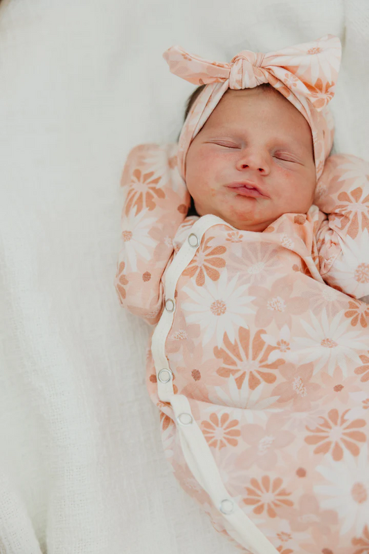 Copper Pearl - Penny Newborn Knotted Gown