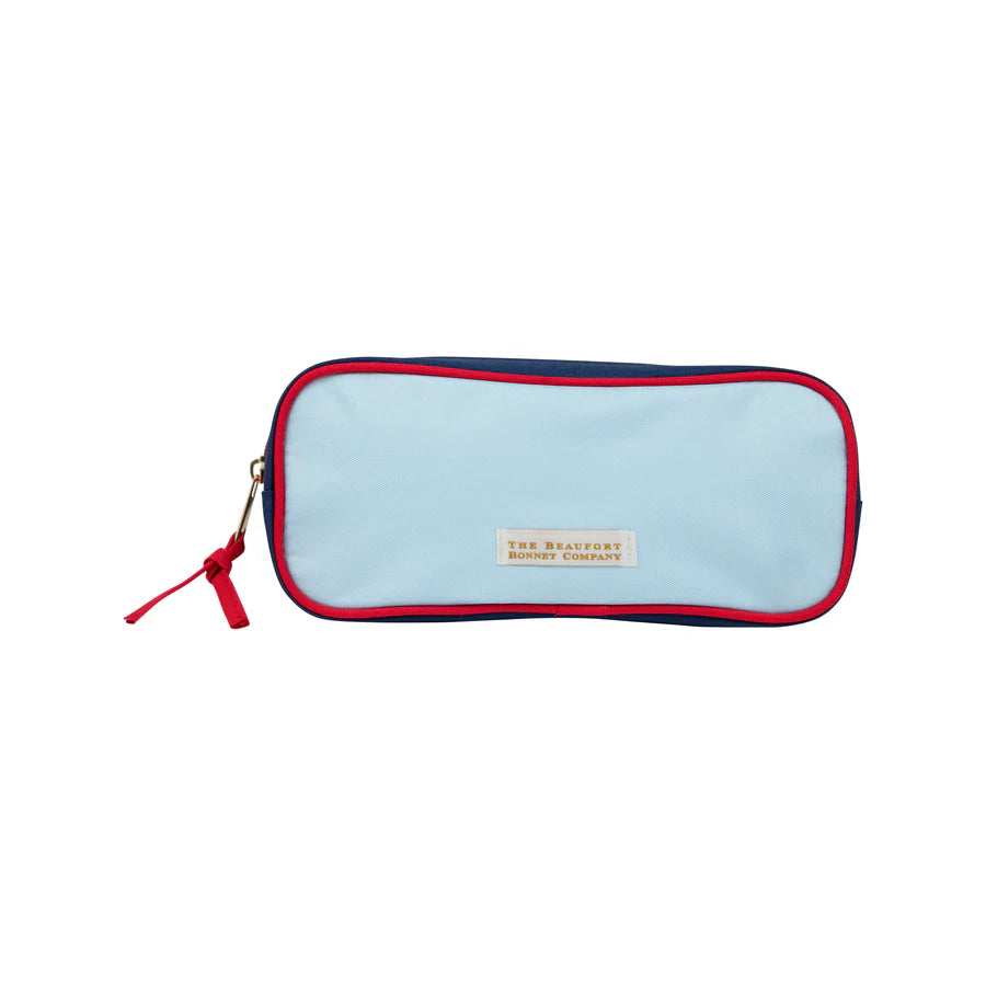 TBBC - Peyton Pencil Pouch Buckhead Blue/Red/Navy