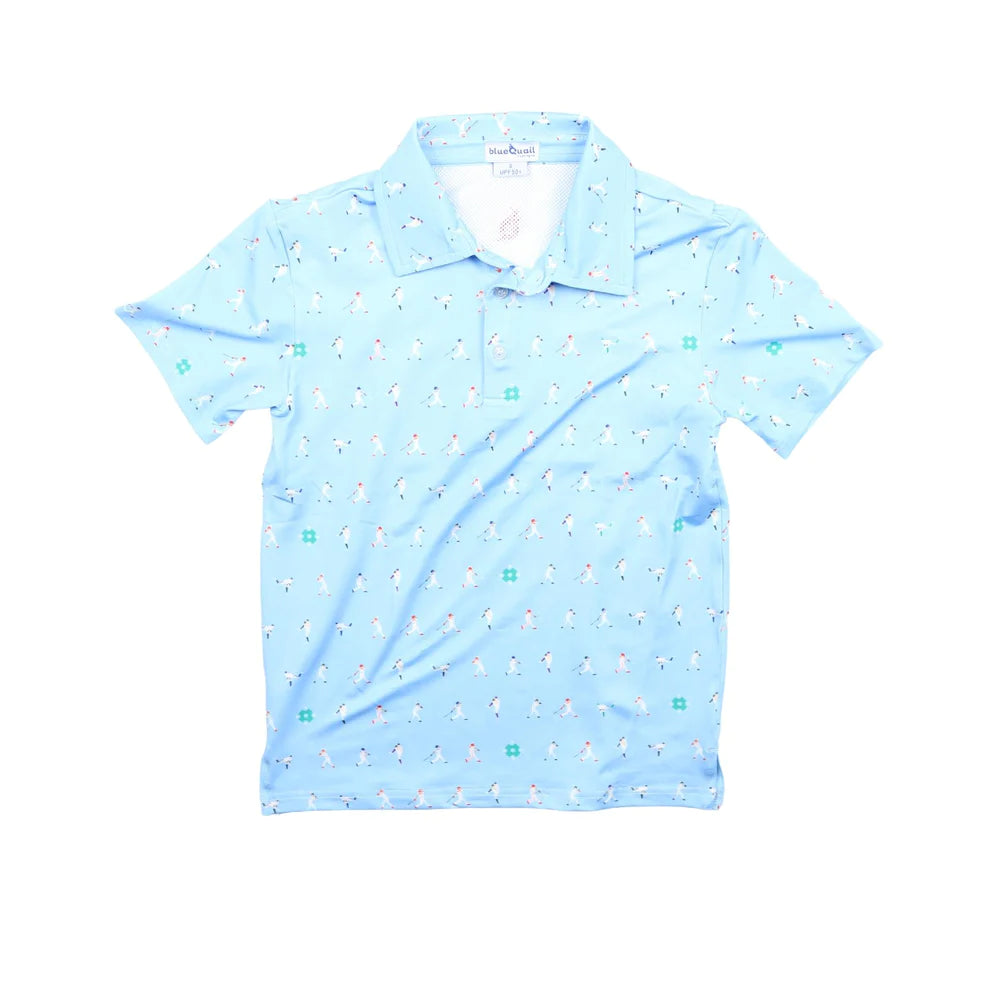 Blue Quail - Batter Up Polo SS Shirt