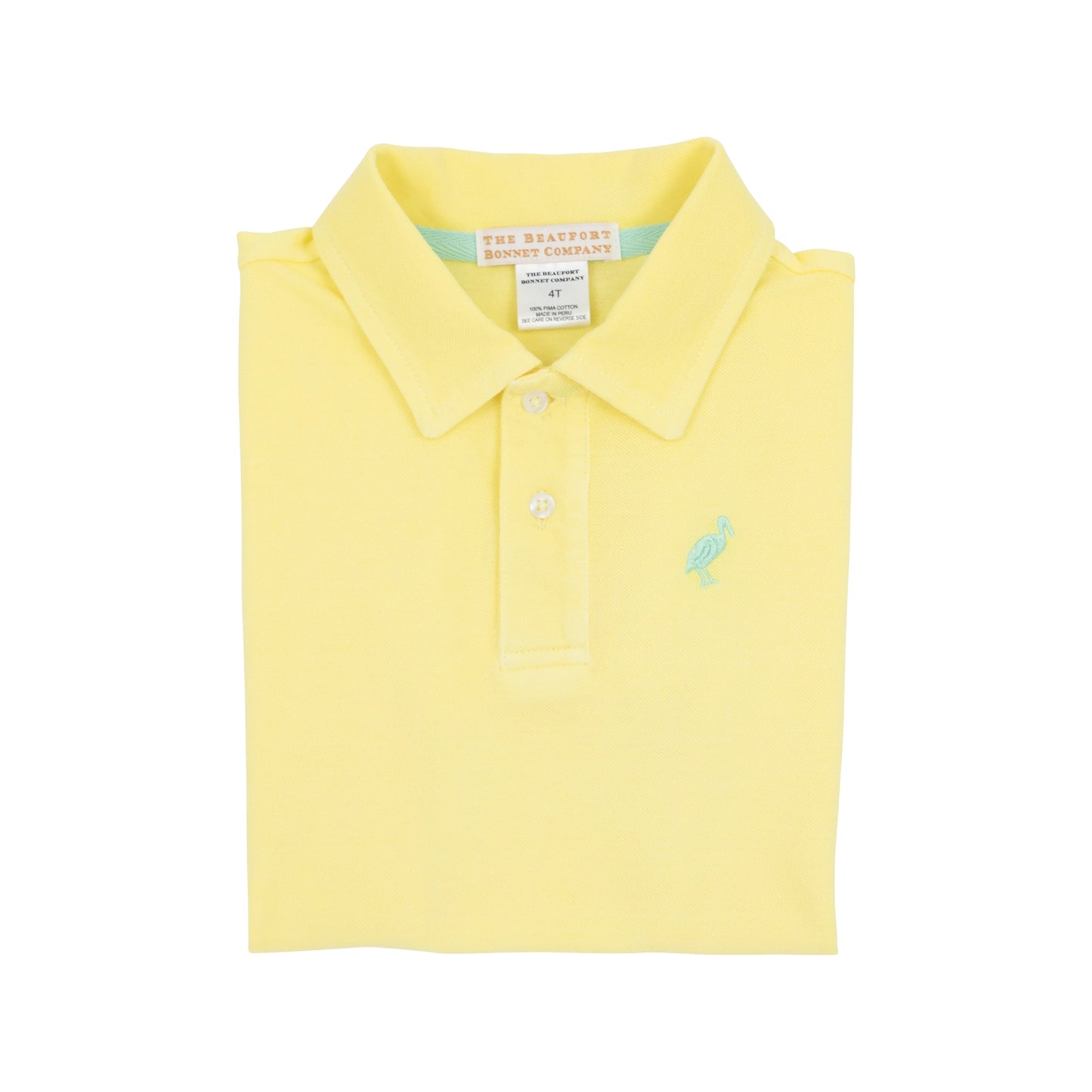 TBBC - Prim & Proper Polo Lake Worth Yellow/Grace Bay Green