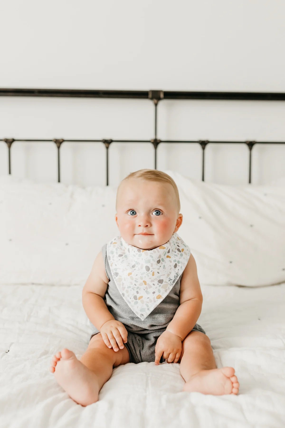 Copper Pearl - Rex Baby Bandana Bib Set