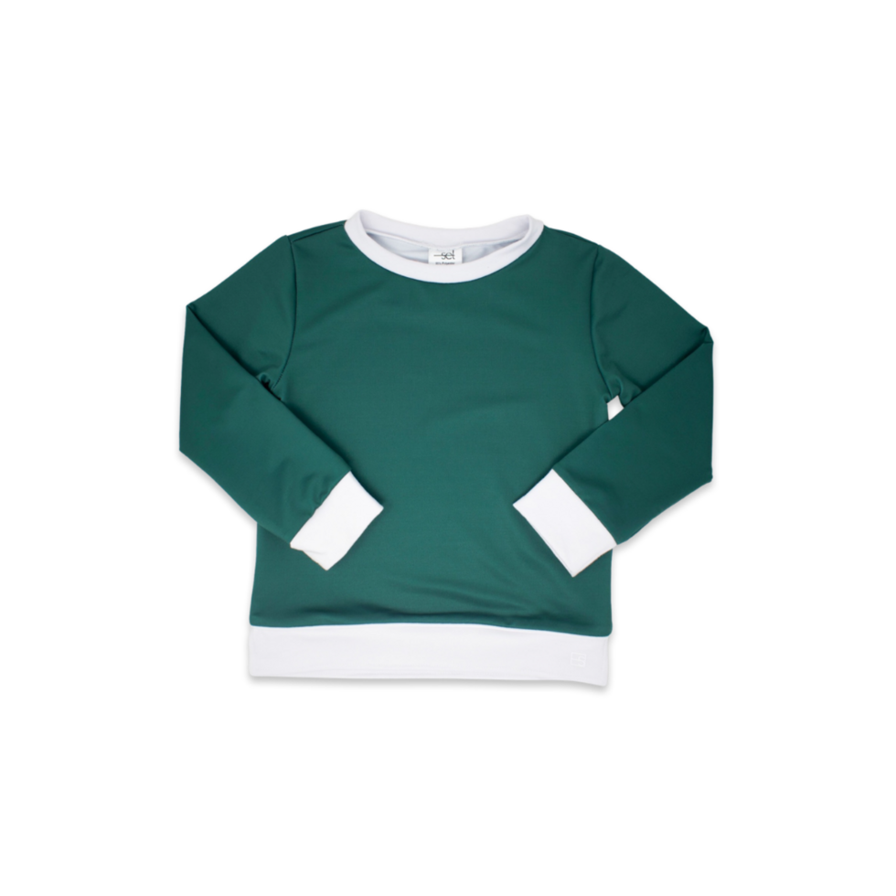 SET Athleisure - River Jogger Top Green