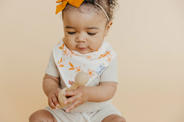 Copper Pearl - Rue Baby Bandana Bib Set