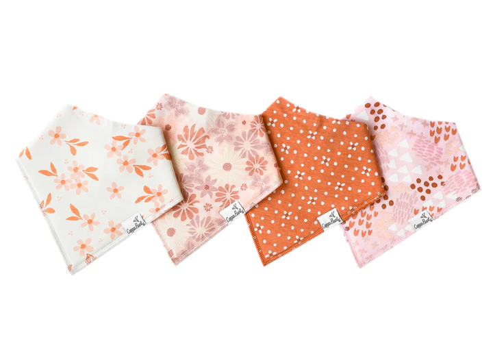 Copper Pearl - Rue Baby Bandana Bib Set