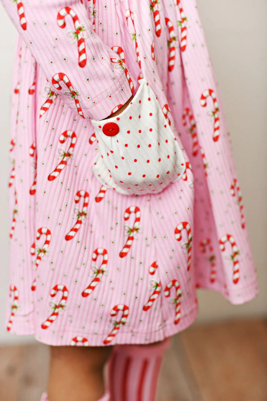 Swoon Baby - Candy Cane Pocket Dress