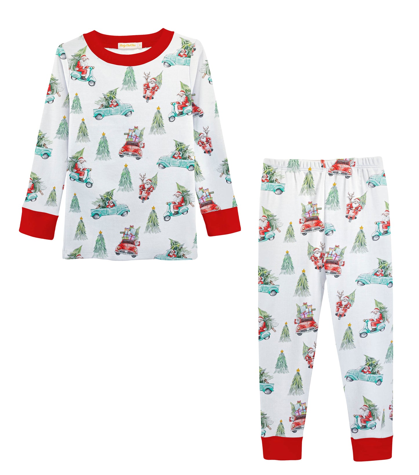 Baby Club Chic - Santa is Here Kids PJ Set