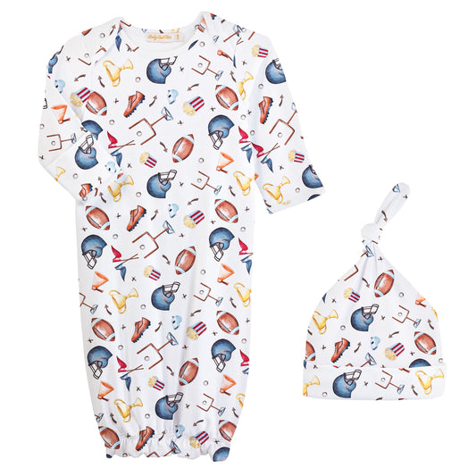 Baby Club Chic - American Football Gown/Hat Set