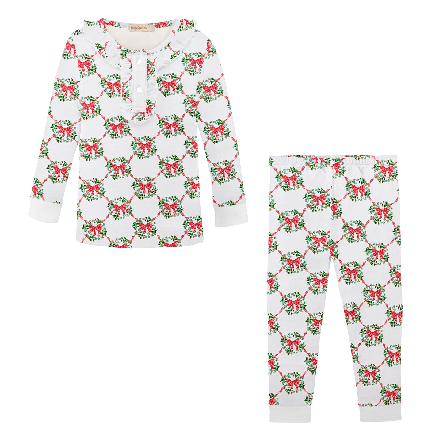 Baby Club Chic - Christmas Wreath Kid Set