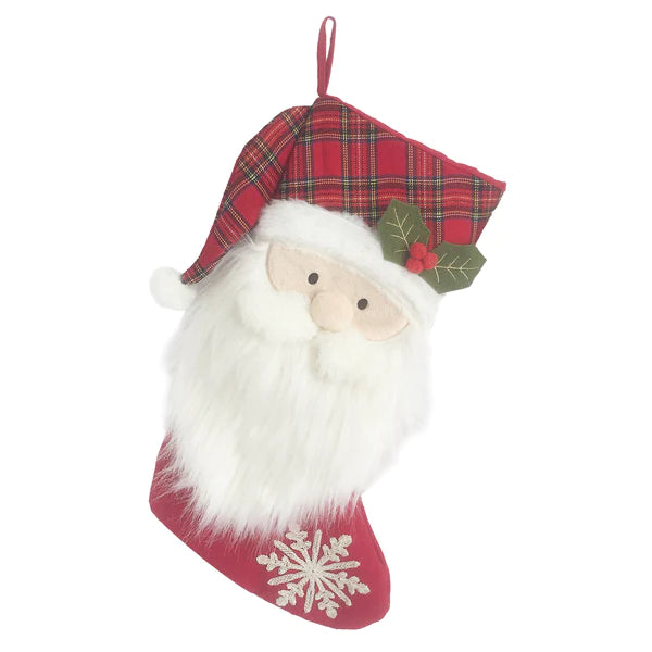 Mon Ami - Tartan Santa Stocking