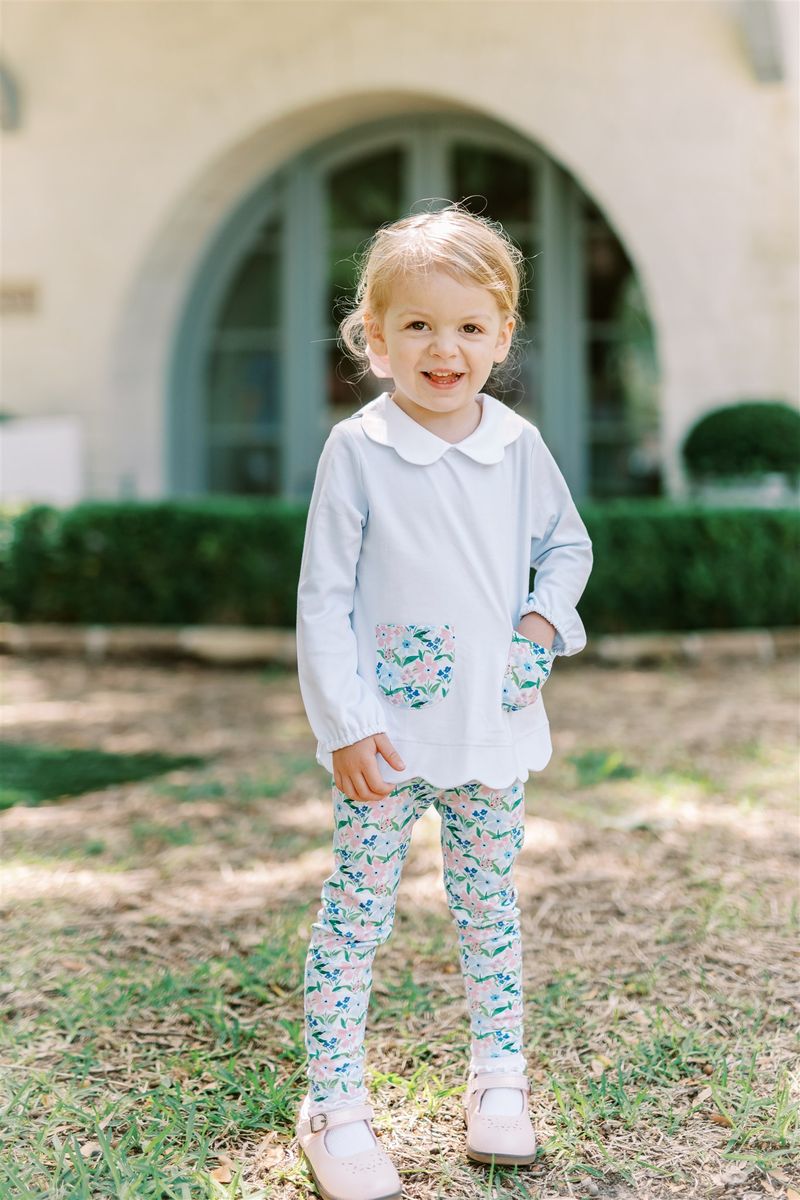 Proper Peony - Flanders Poppy Tunic/Legging Set