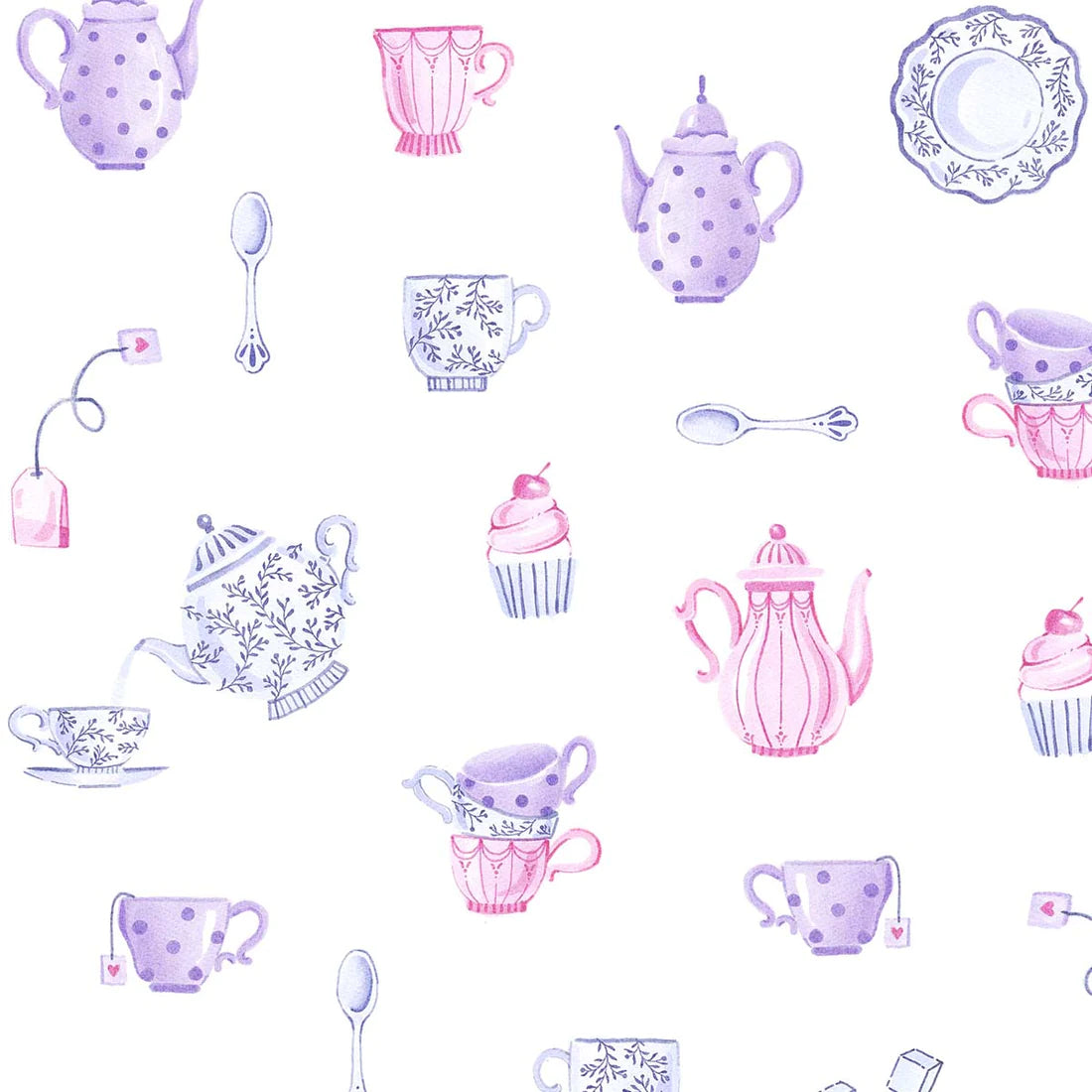 Lavender Bow - Tea Party Blanket