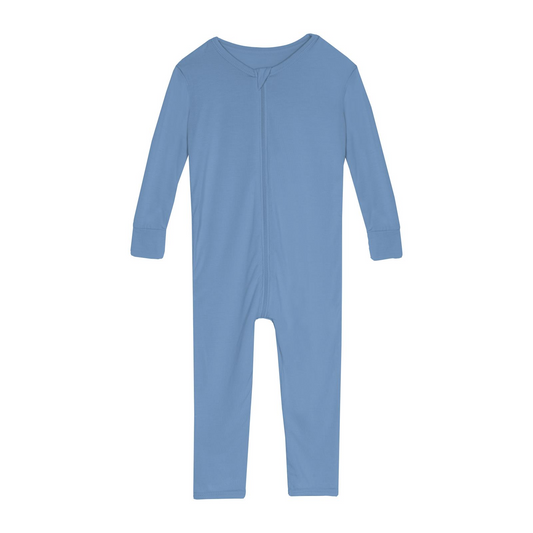 Kickee Pants - Convertible Sleeper Zipper Dream Blue
