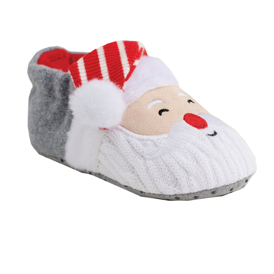 Baby Deer - Saint Gray Wool Santa Slipper