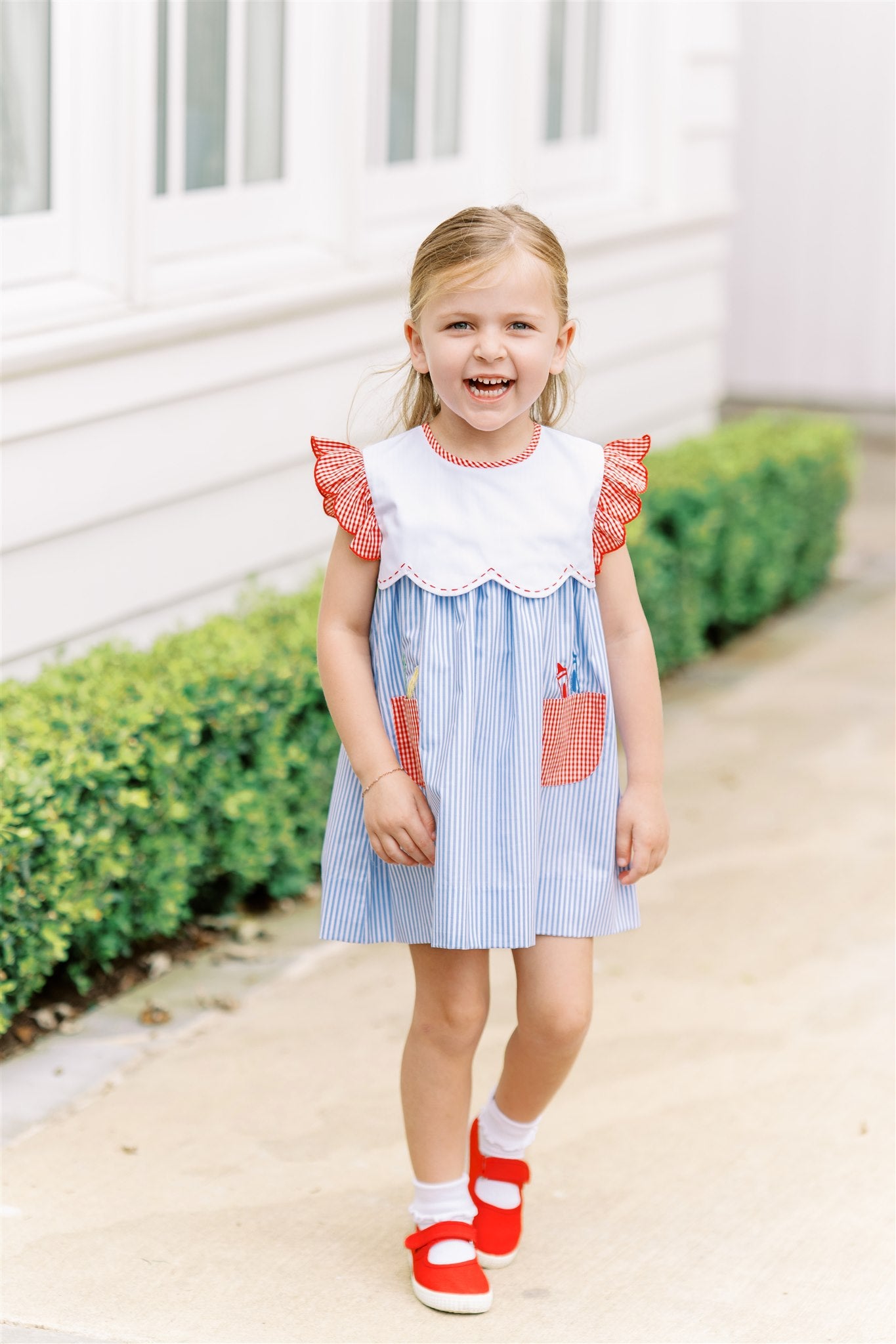 Proper Peony | Sawyer School Dress