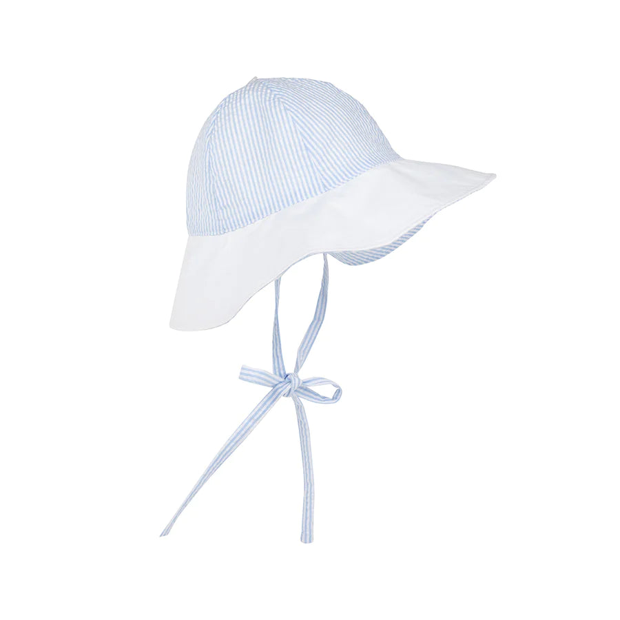 TBBC - Sawyer Sunhat Breakers Blue Seersucker