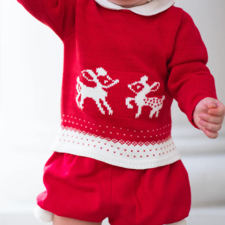 Nanducket - Reindeer Sweater Set