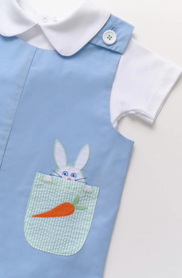 TBBC - Jack Keene Jon Jon Beale Street Blue/Bunny Applique