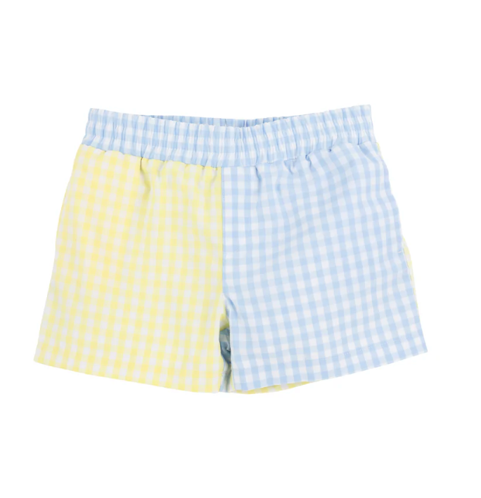 TBBC - Sheffield Shorts Buckhead Blue Gingham/Lake Worth Yellow Gingham