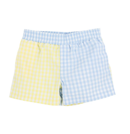 TBBC - Sheffield Shorts Buckhead Blue Gingham/Lake Worth Yellow Gingham