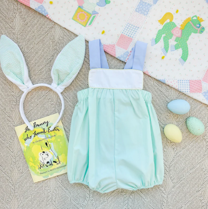 TBBC - Samprey Sunsuit Sea Island Seafoam/Worth Avenue White/Beale Street Blue/Bellport Butter Yellow