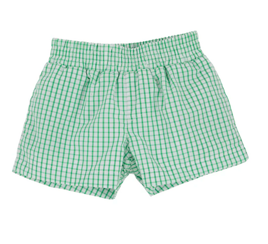 TBBC - Sheffield Shorts Kiawah Kelly Green Windowpane