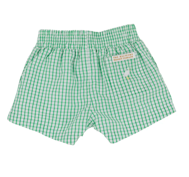 TBBC - Sheffield Shorts Kiawah Kelly Green Windowpane