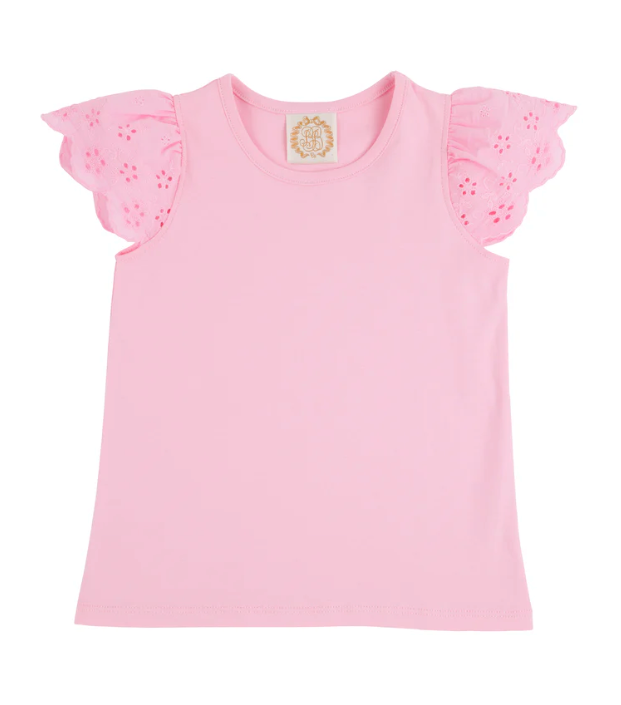 TBBC - Ellen's Eyelet Top Pier Party Pink