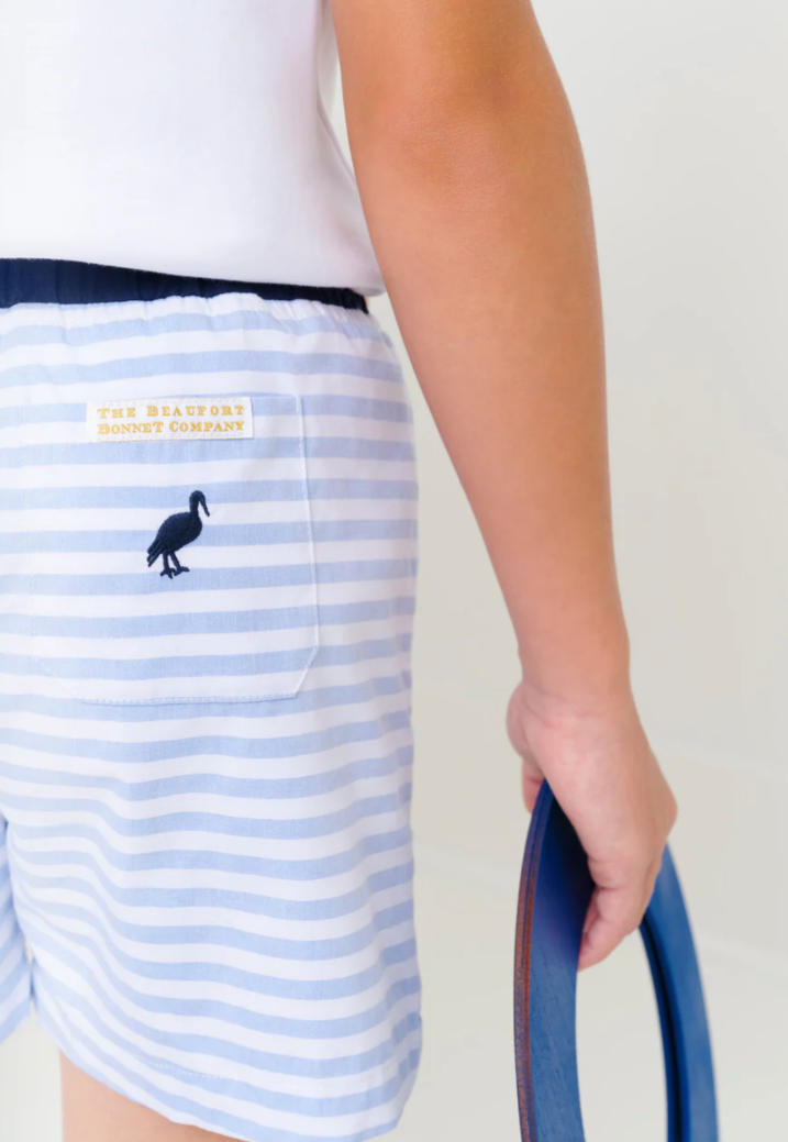 TBBC - Shelton Shorts Park City Periwinkle Stripe/Nantucket Navy Stork