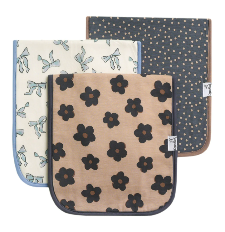 Copper Pearl - Gemma Burp Cloths