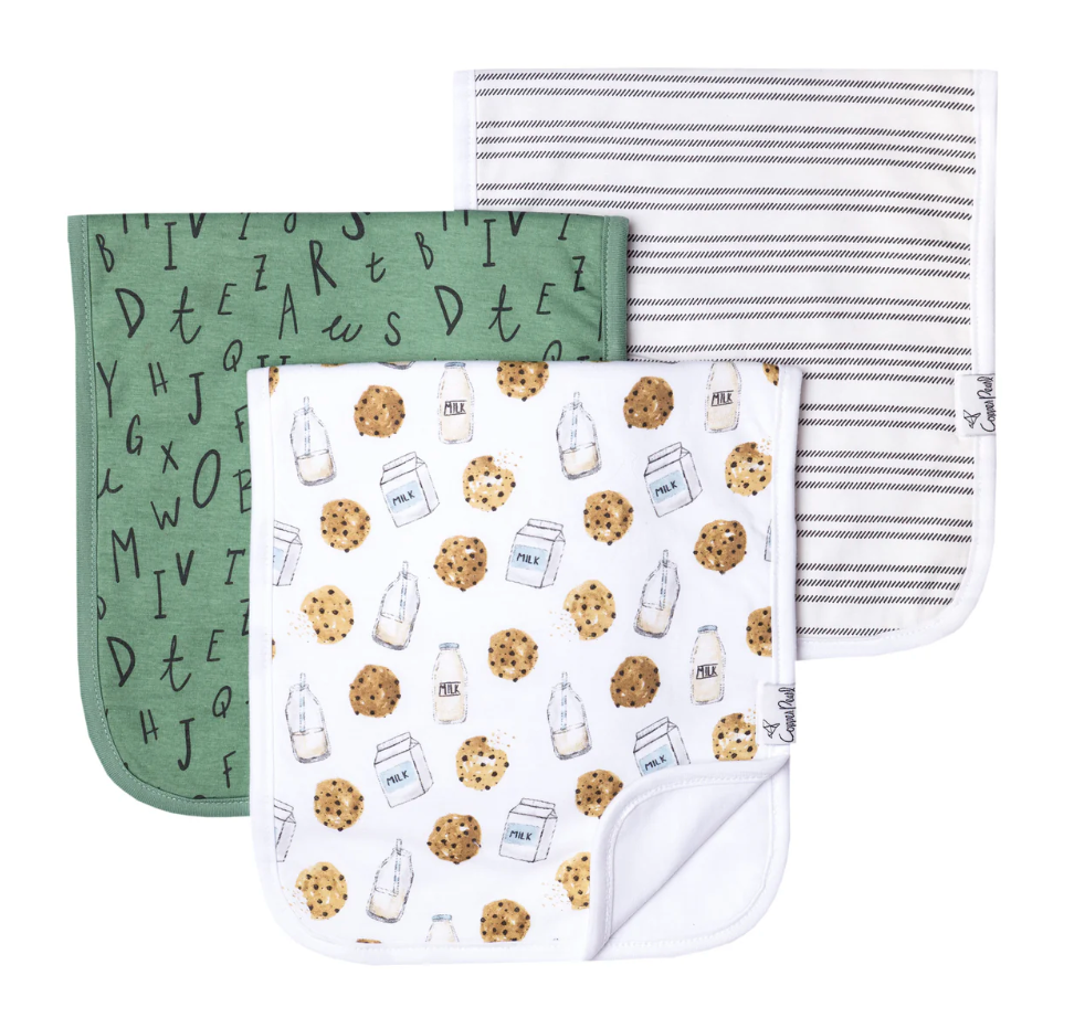 Copper Pearl - Chip Burp Cloths