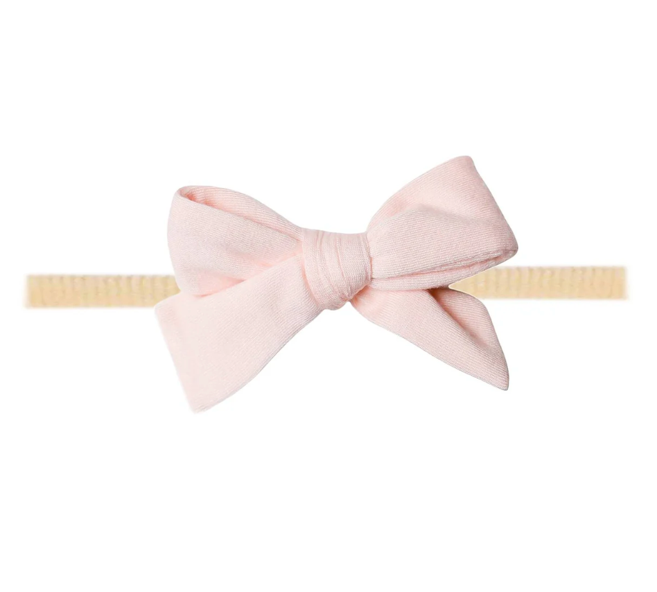 Copper Pearl - Blush Classic Nylon Bow