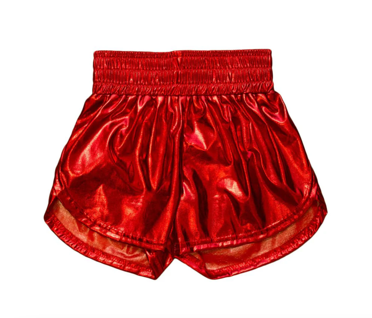 Belle Cher - Red Metallic Shorts