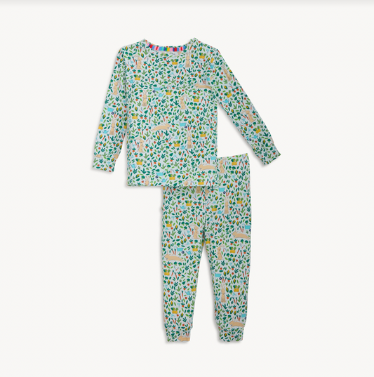 Magnetic Me | Bunny Garden Pajama Set