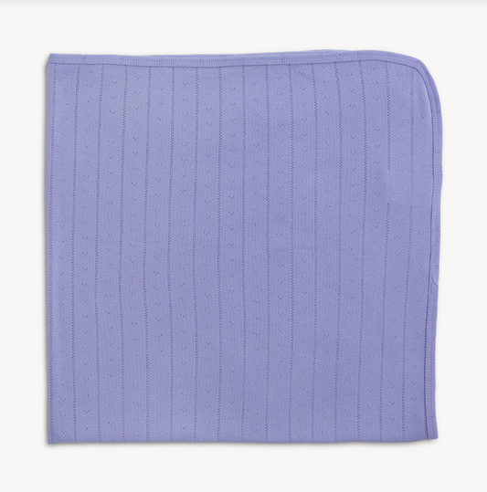 Magnetic Me | Lilac Wisteria Pointelle Blanket