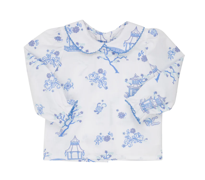 TBBC - Maude's Peter Pan Collar Shirt - Broadcloth - LS - Sir Proper's Pagoda