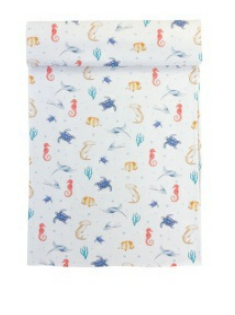 Baby Club Chic - Sea Friends Swaddle Blanket