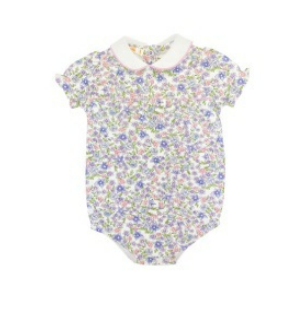 Baby Club Chic - Spring Blooms Collared Bubble