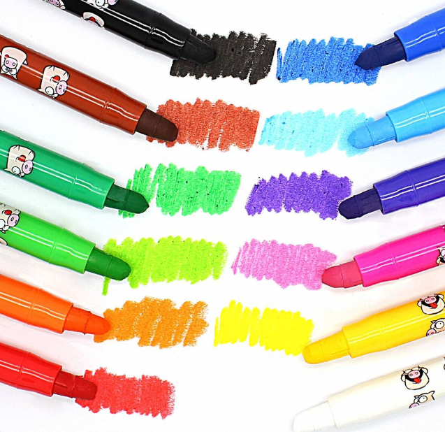 Flower Monaco - Silky Crayons 12 Pack