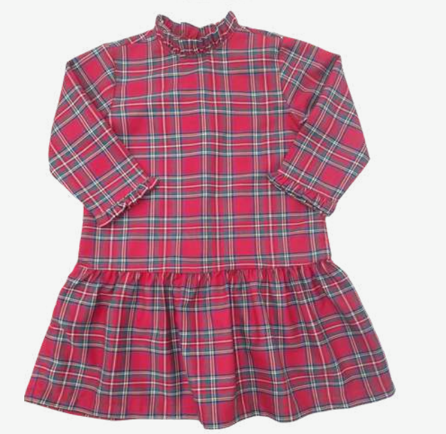 James & Lottie - Christmas Plaid Penelope Dress