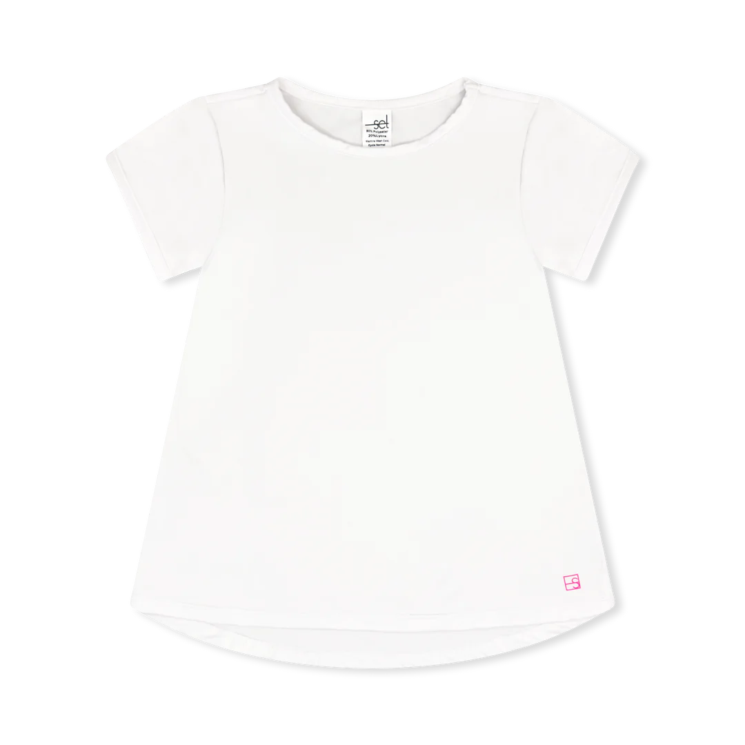 SET - Bridget Basic Tee Pure Coconut