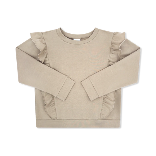 SET Proper - Magnolia Sweater Top Cookie Khaki