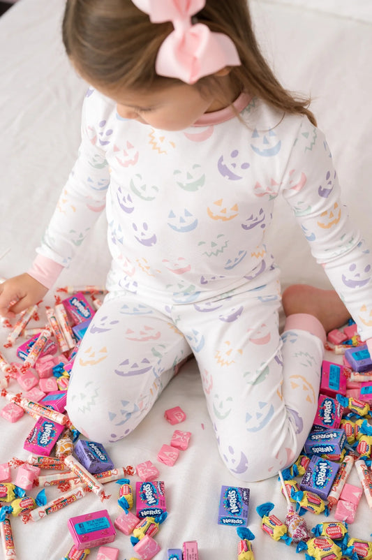 Lullaby Set - Sweet Pea PJ Set Pink Peek-A-BOO