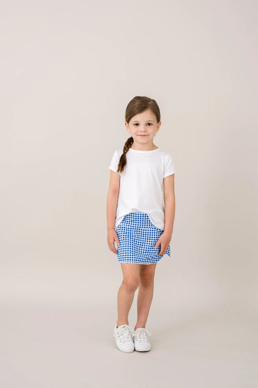 SET - Tiffany Skort Resort Royal Gingham