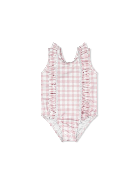 Lullaby Set | Molly Swimsuit - Playful Pink Buffalo
