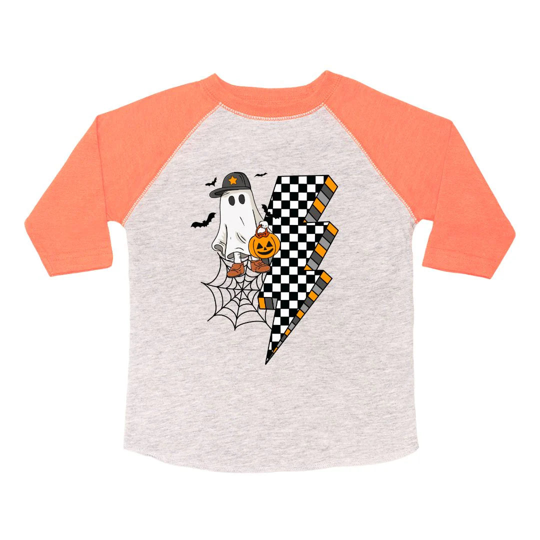 Sweet Wink - Checker Ghost Halloween Shirt