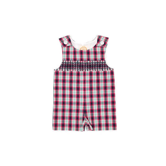 TBBC - Snyders Smocked Jon Jon Petersburg Plaid/Nantucket Navy