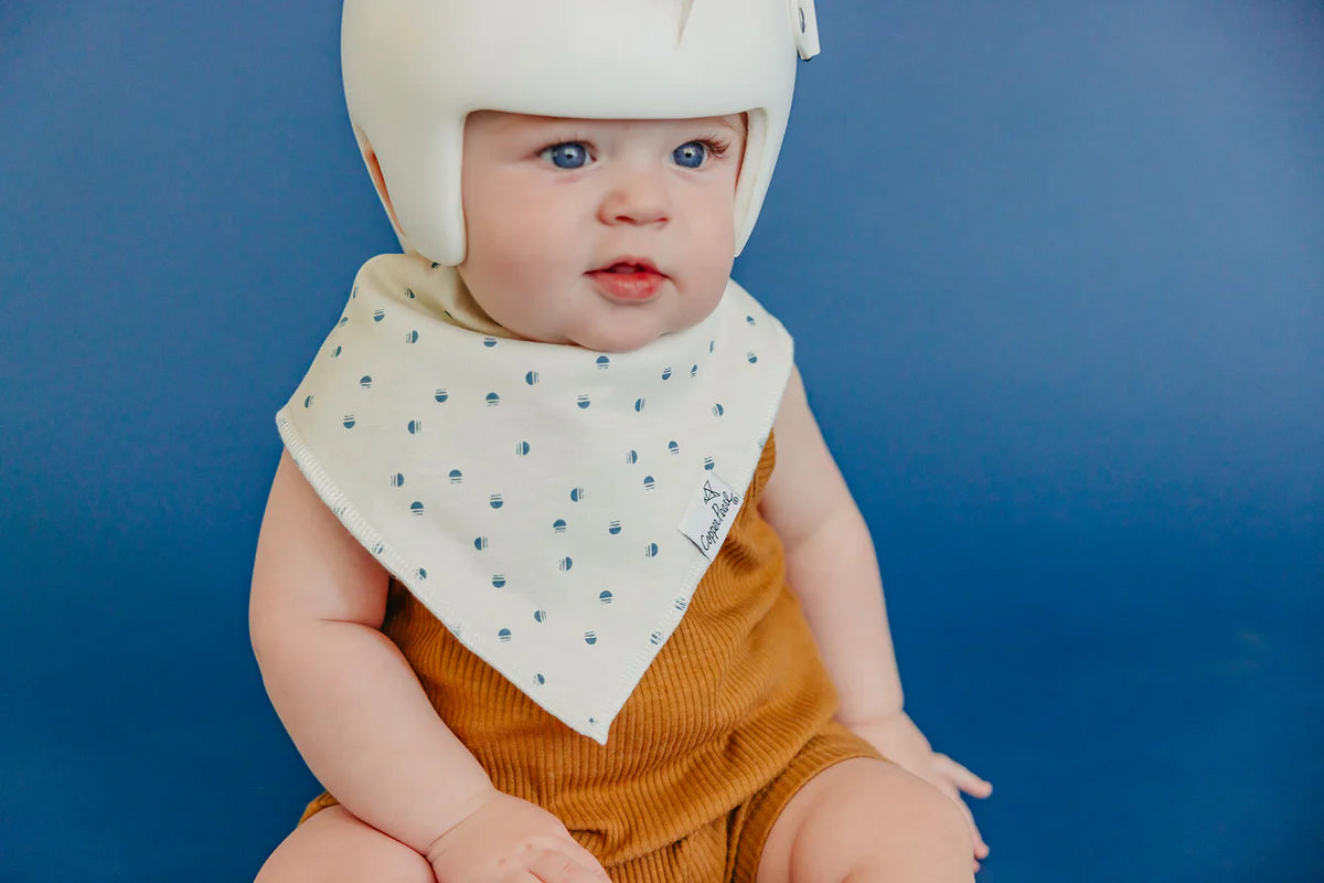 Copper Pearl - Sol Baby Bandana Bib Set