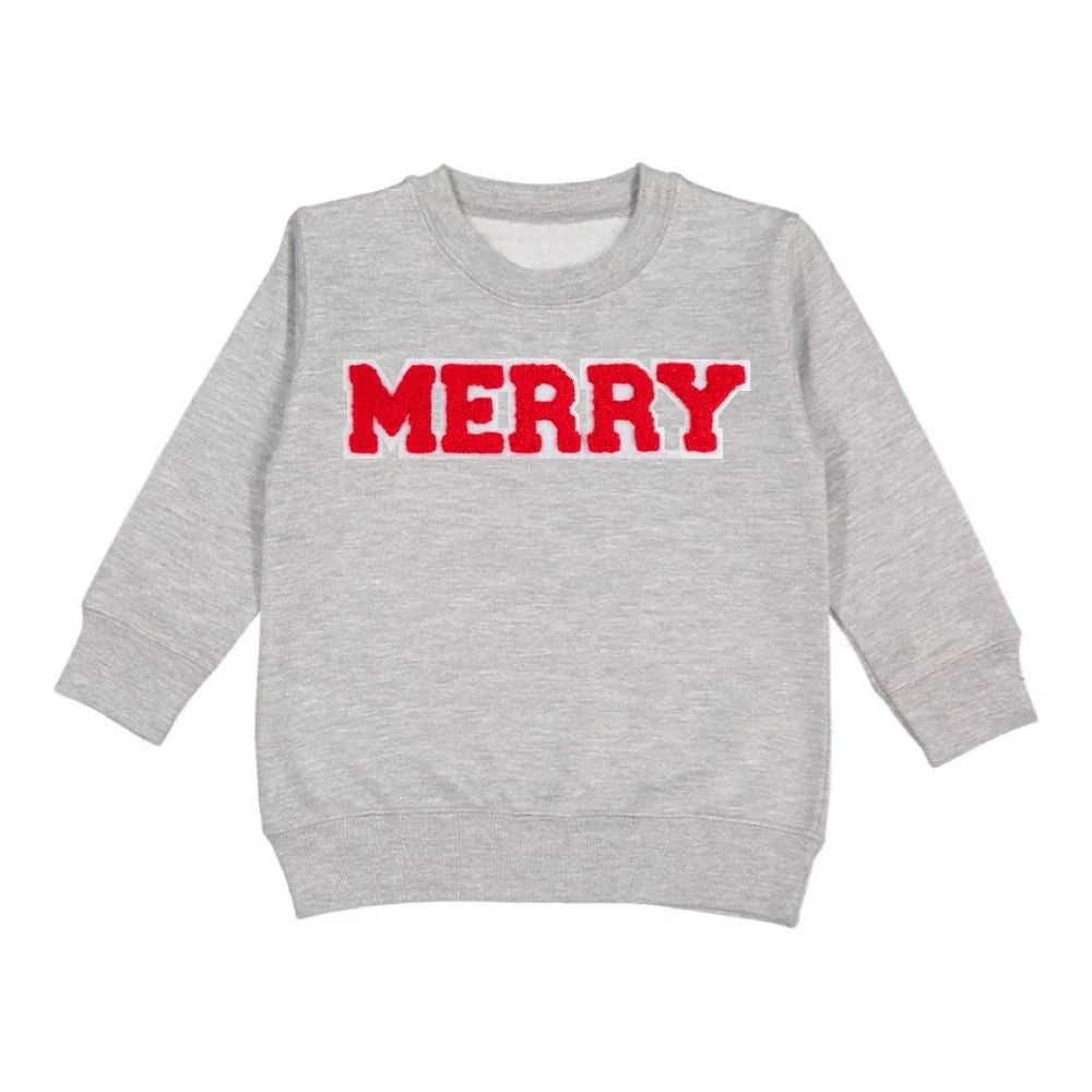 Sweet Wink - Merry Patch Christmas Sweatshirt