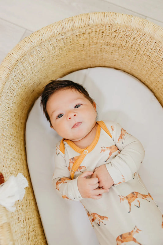 Copper Pearl - Swift Newborn Knotted Gown