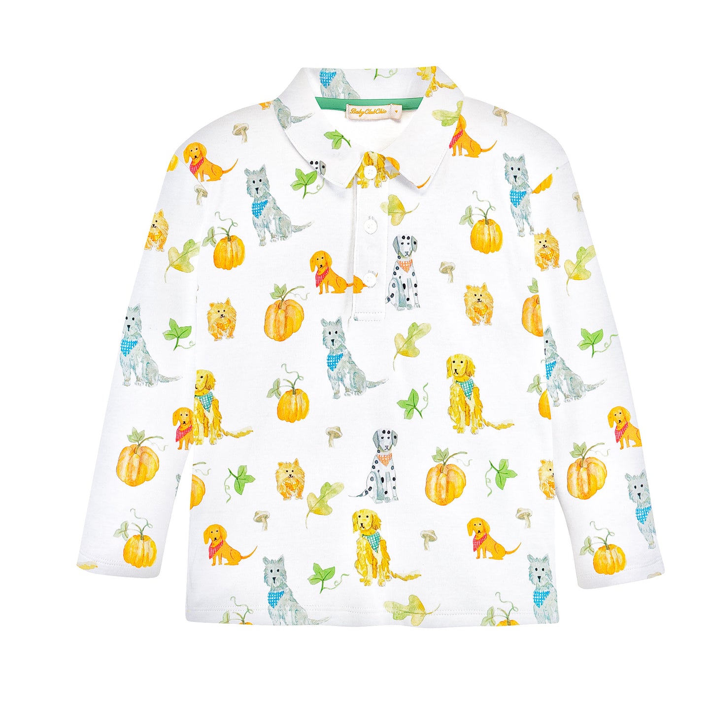 Baby Club Chic - Harvest Time Collared Tee